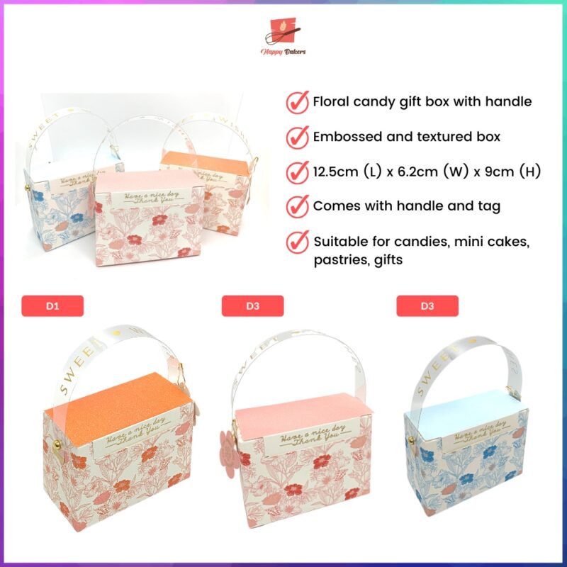 Floral Candy Gift Box
