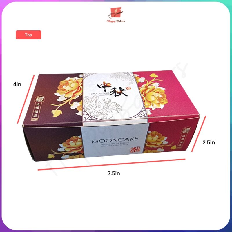 Golden Flower Mooncake Box - Image 3
