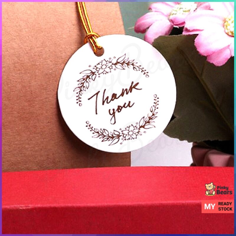 Gold Embossed Thank You Gift Tags - Image 6
