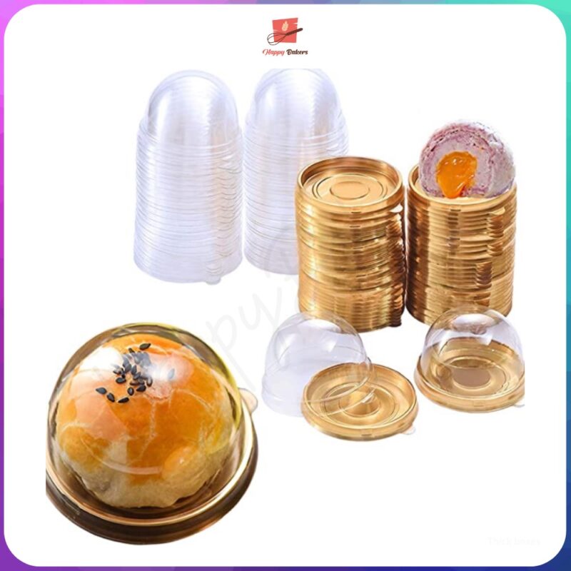 Round 50g - 80g Mooncake Casing Containers - Image 4