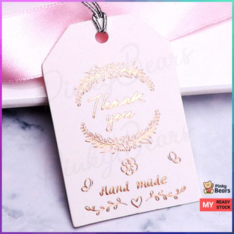 Gold Embossed Thank You Gift Tags - Image 7