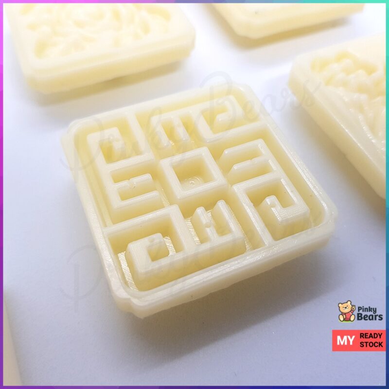 Mooncake 4 pcs Classic Floral Pattern Mould 50g - Image 5