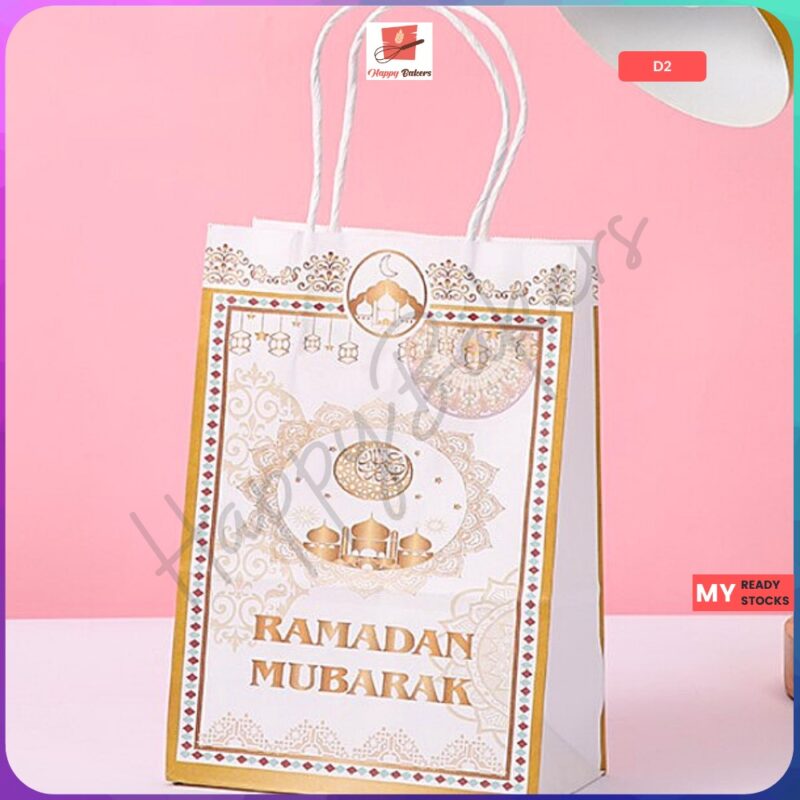 Eid Mubarak Hari Raya Paper Bag - Image 3
