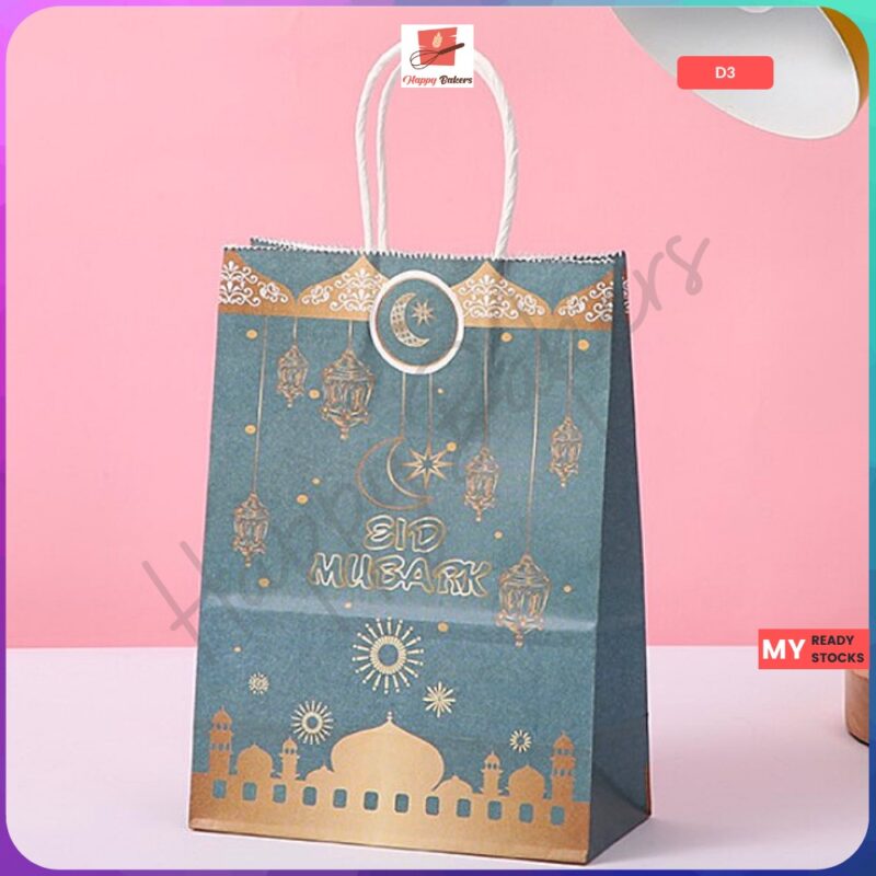 Eid Mubarak Hari Raya Paper Bag - Image 4