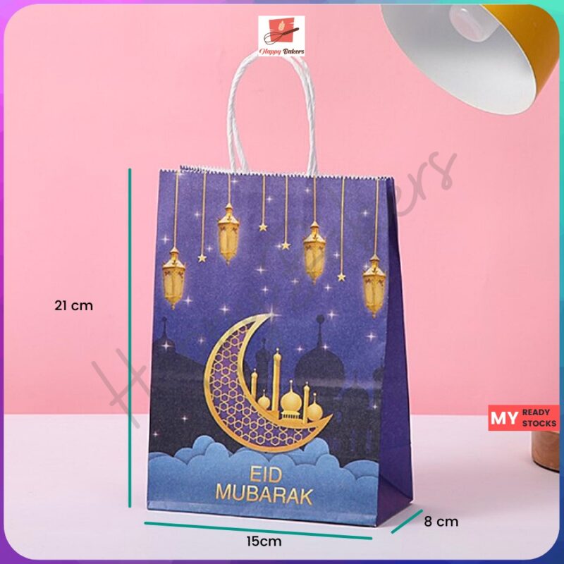 Eid Mubarak Hari Raya Paper Bag - Image 5