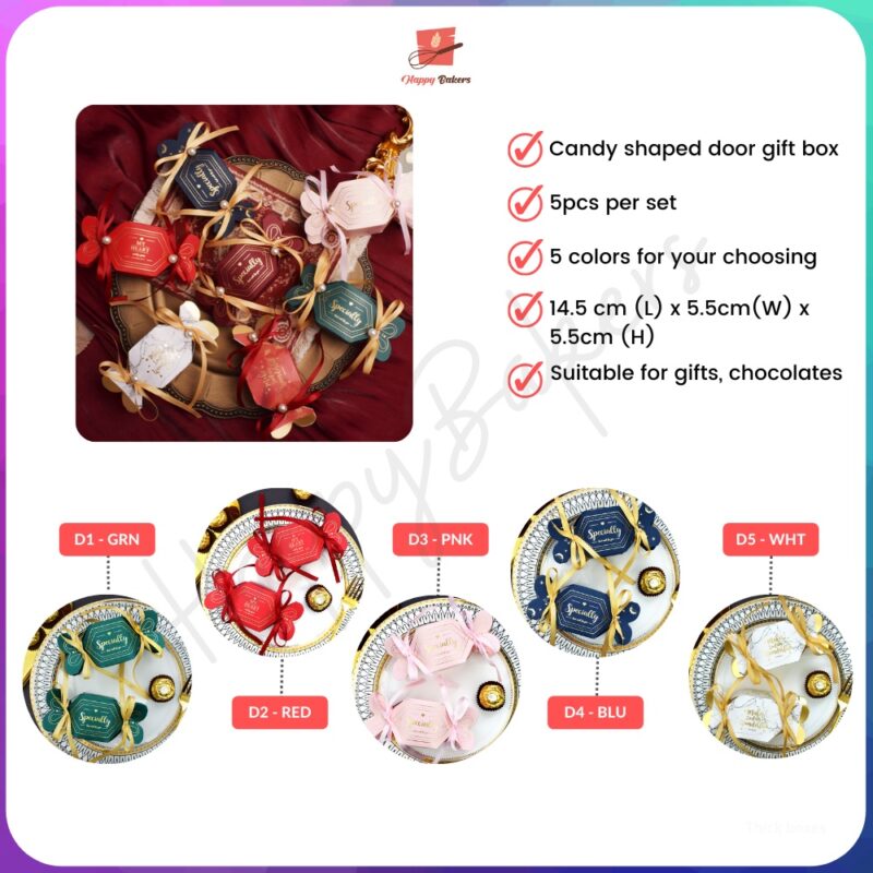 Candy Shape Small Doorgift Box