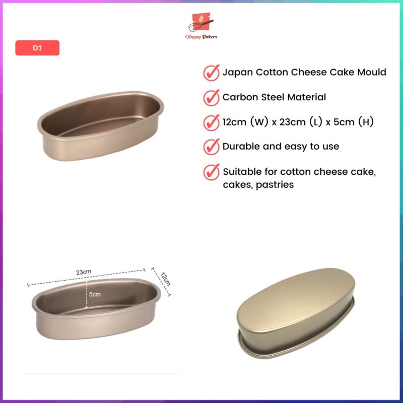 Japanese Cotton Cheese Cake Mould Tray