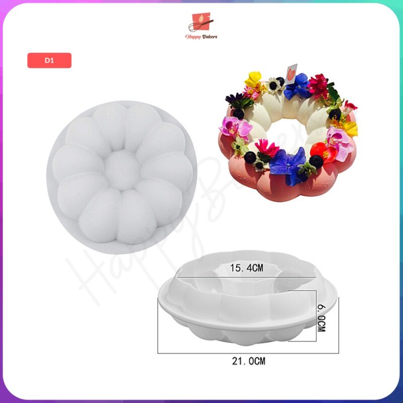 3D Pumpkin Silicone Baking Mould | For Mousse Cake Jelly | 南瓜形状 Labu Acuan Loyang - Image 3