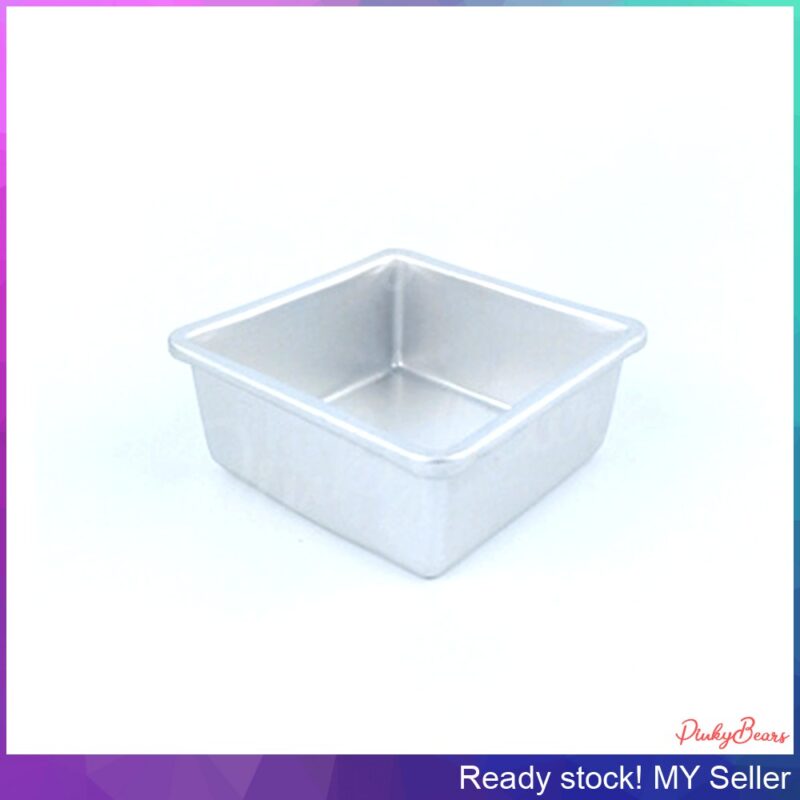 Mini Square Tart Mould Pan | For Small Cakes Pastries Brownies Acuan Loyang Kek