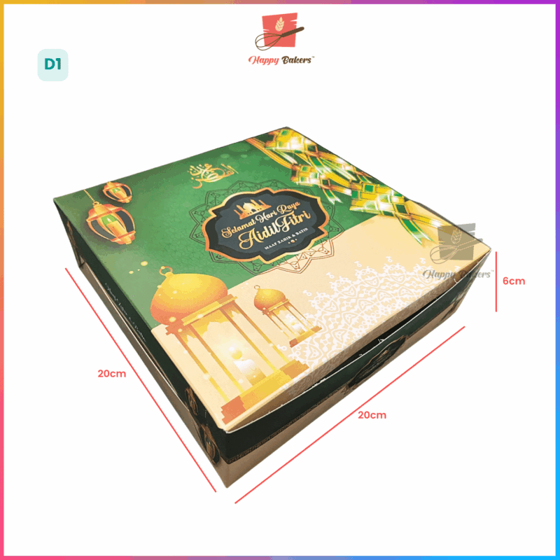 Hari Raya Aidilfitri Kuih Lapis Raya 8 Inches Box - Image 2