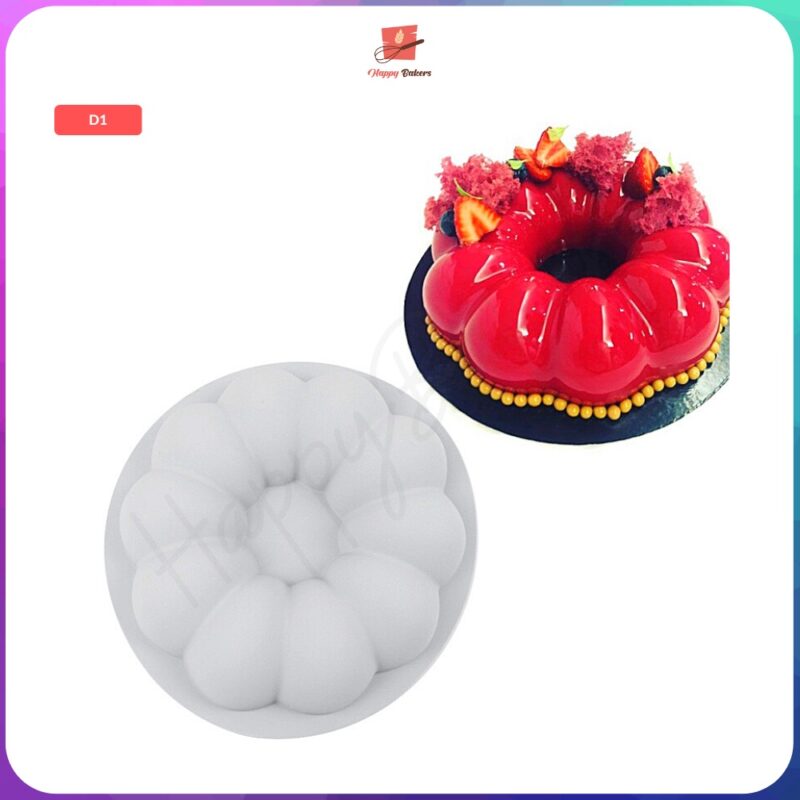 3D Pumpkin Silicone Baking Mould | For Mousse Cake Jelly | 南瓜形状 Labu Acuan Loyang - Image 4
