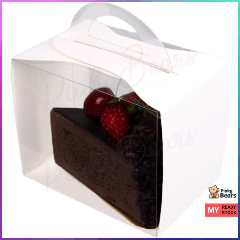 PET Small Cake Box Rectangle Cardboard Base