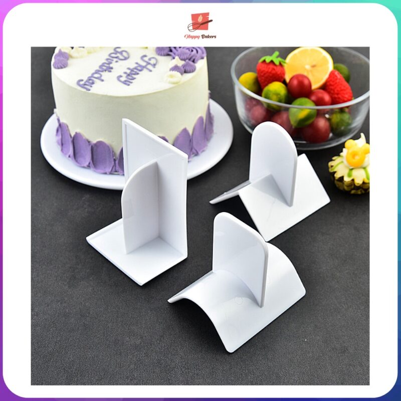 3 in 1 Cake Edge Modelling Decoration Tool | For Icing Fondant Butter Cream Shaping | Sugarcraft Scraping - Image 3