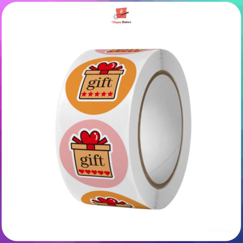 Assorted Gift For You Red White Stickers - Image 4