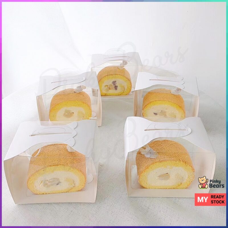 PET Small Cake Box Rectangle Cardboard Base - Image 4
