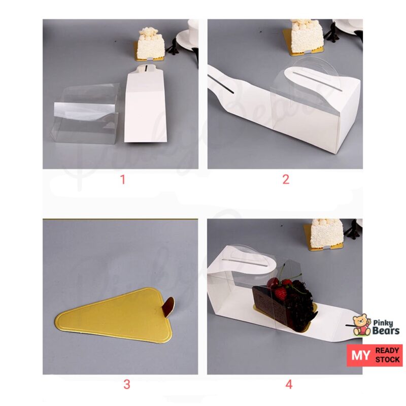 PET Small Cake Box Rectangle Cardboard Base - Image 6