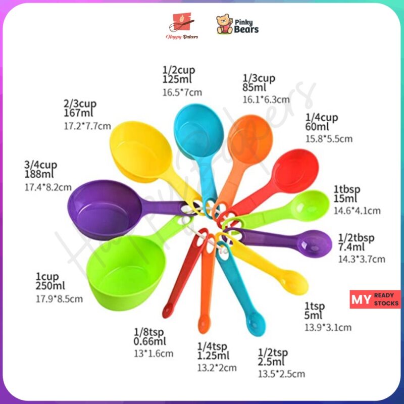 Measurement Cups and Spoons Set - Image 3