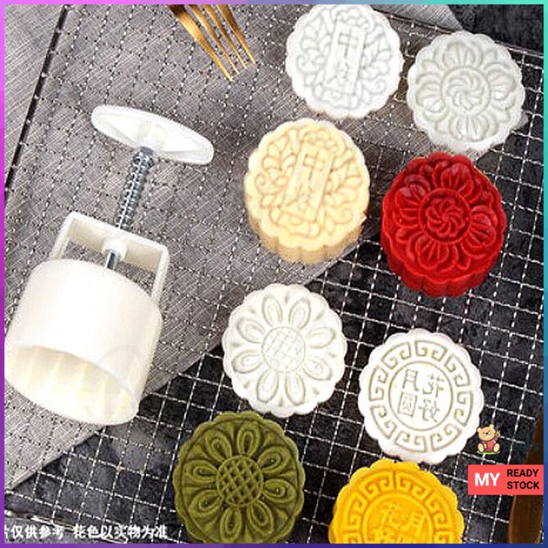 Mooncake Classic 4 pcs 100g Pattern Mould - Image 4