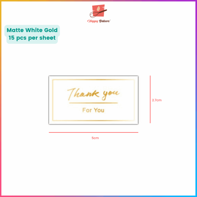Thank You Stickers Square Series 1 - Image 4