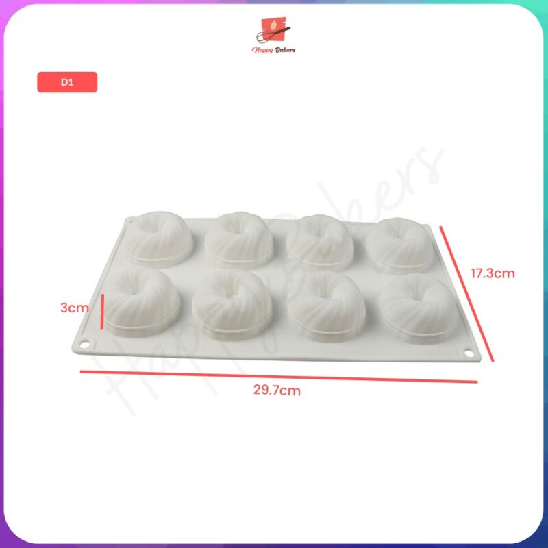 French Wool Ball Roll Silicone Baking Mould - Image 5