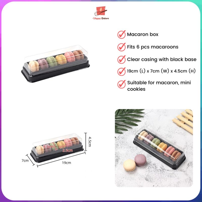Macaron Box Single Clear Casing