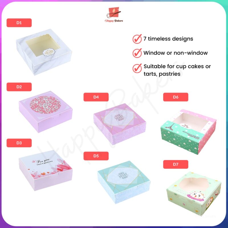Mini Cake Tart Box