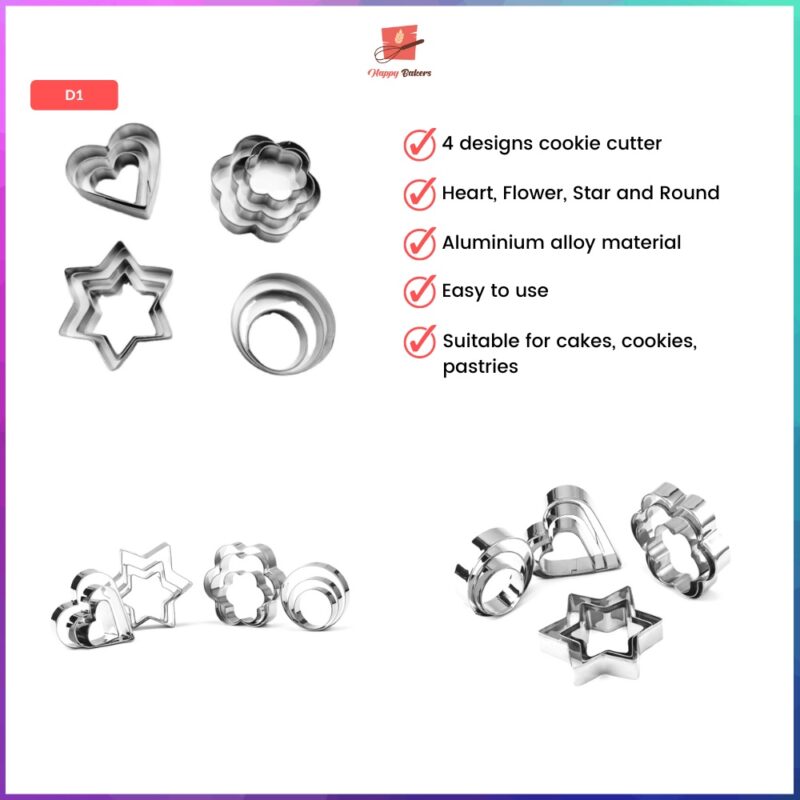Cookies Aluminium Dough Cutter