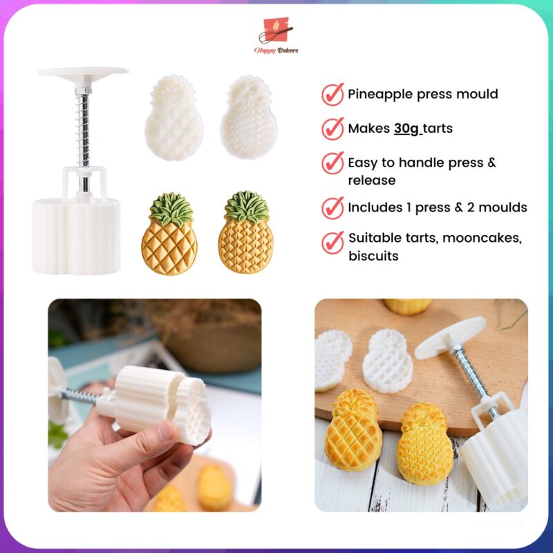 Pineapple Tart Mooncake Press Mould