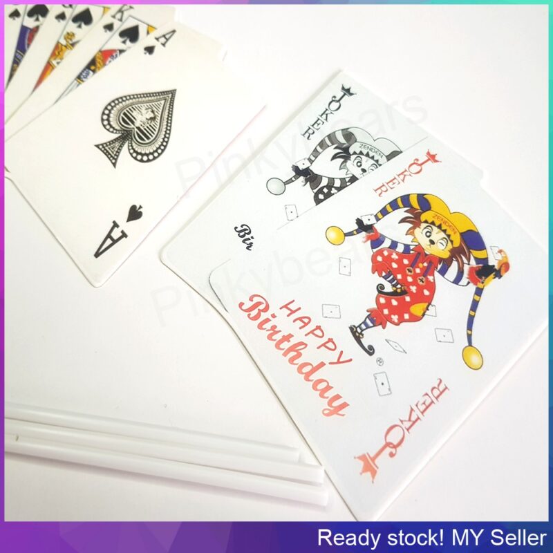 Happy Birthday Poker Card Camera 4 in 1 Props Toppers - Image 8
