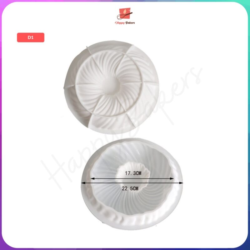 French Mousse Wool Roll Silicone Mould - Image 2