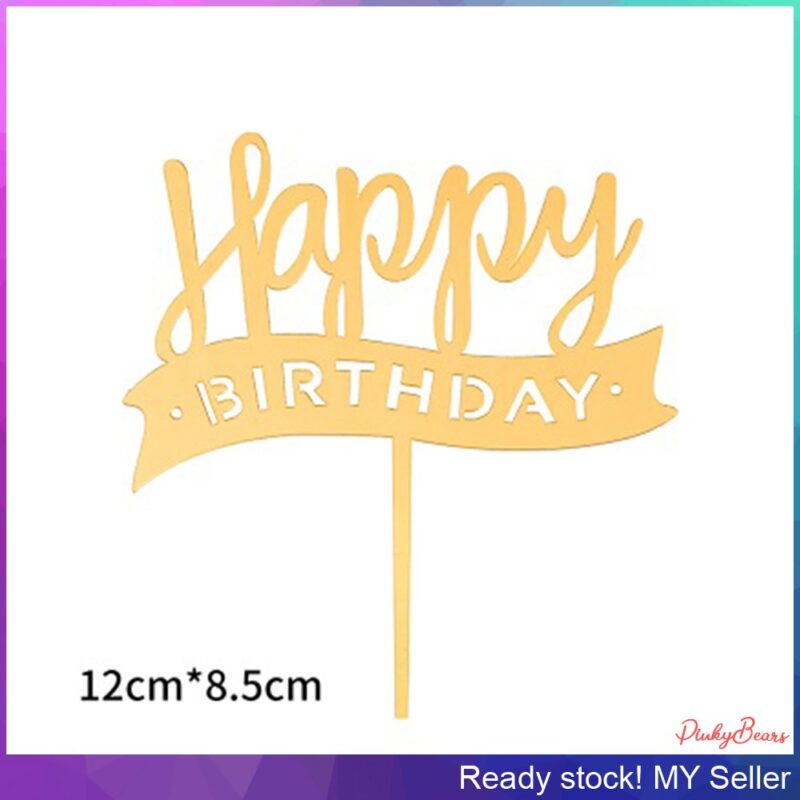 Happy Birthday Cake Toppers - Image 2
