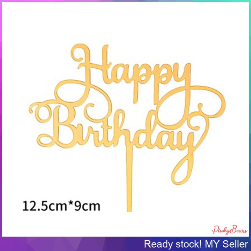 Happy Birthday Cake Toppers - Image 3