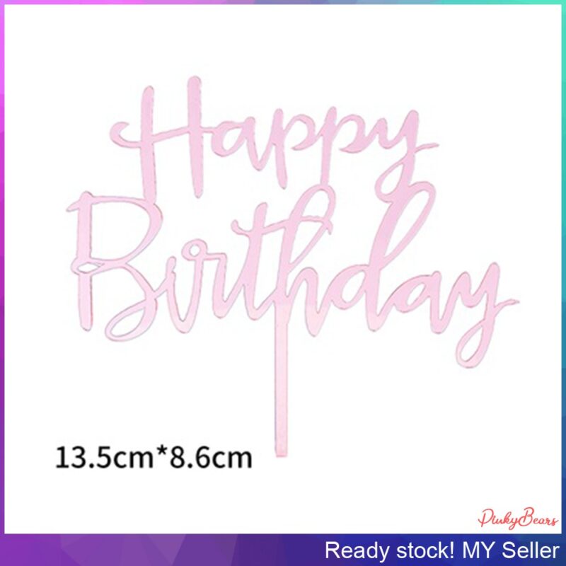 Happy Birthday Cake Toppers - Image 4
