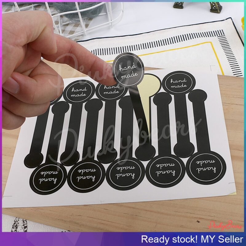 Handmade Wording Labelling Sealing Stickers - Image 3