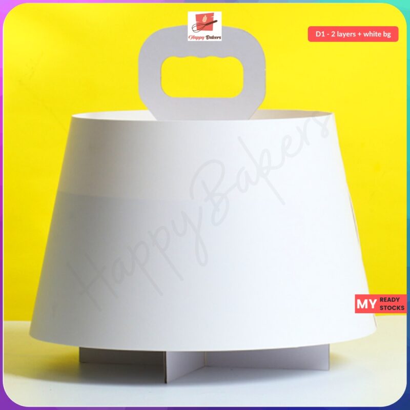 French Style Round Cardboard High Tea Dessert Tower - Image 3