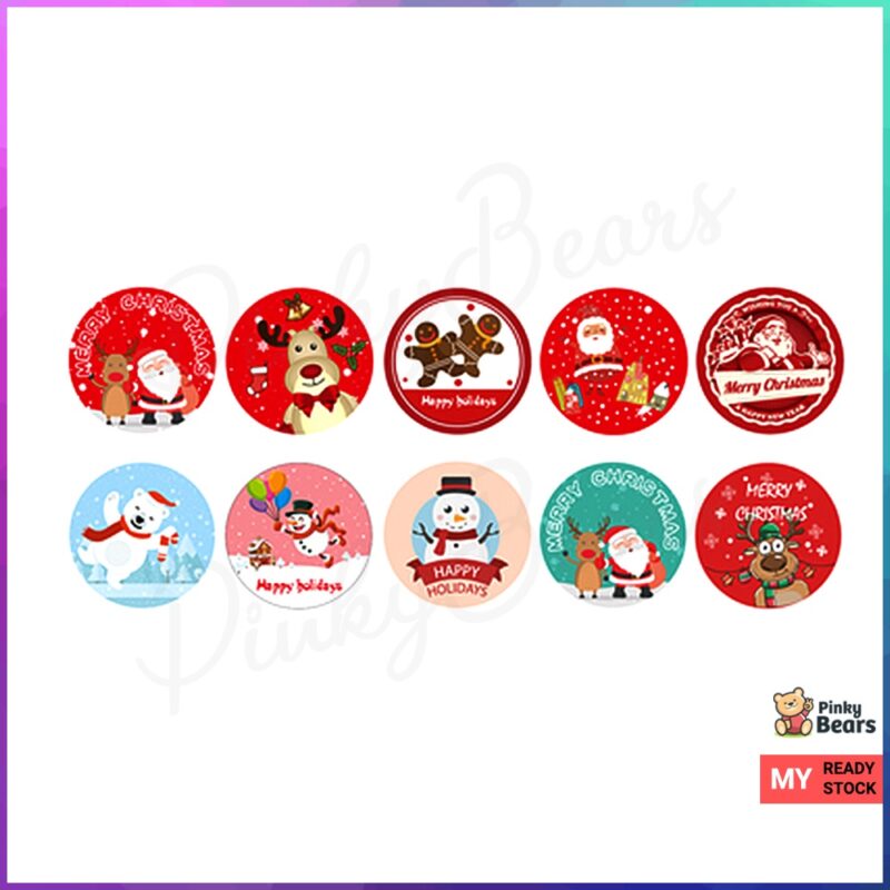 Assorted Xmas Socks Stickers - Image 4