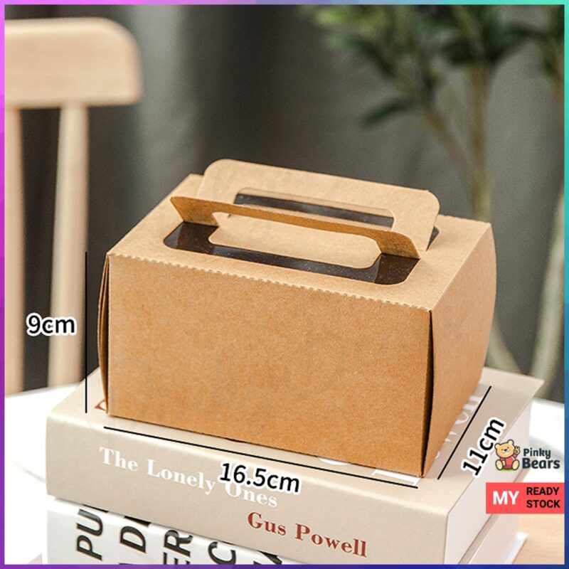 INS Stylish Kraft Paper Cake Box - Image 8