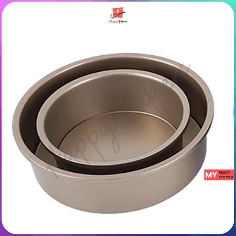 Round Baking 6 inches or 8 inches Tray Pan With Removable Base - Image 2