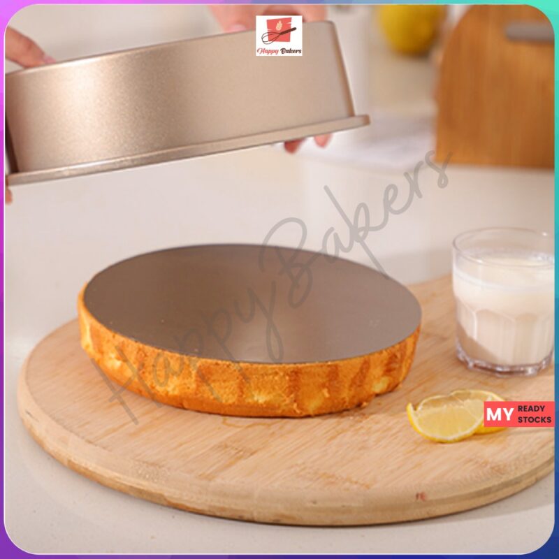 Round Baking 6 inches or 8 inches Tray Pan With Removable Base - Image 3