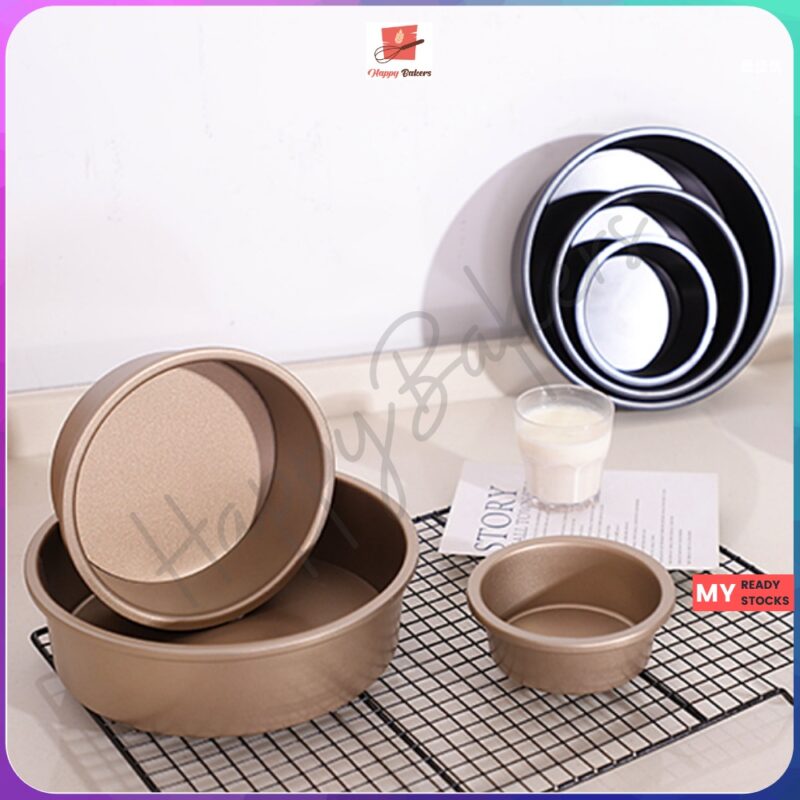 Round Baking 6 inches or 8 inches Tray Pan With Removable Base - Image 4