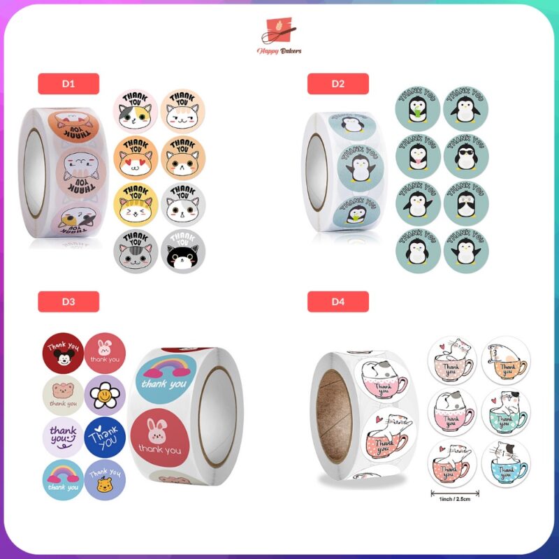 Cute Animals Themed Stickers
