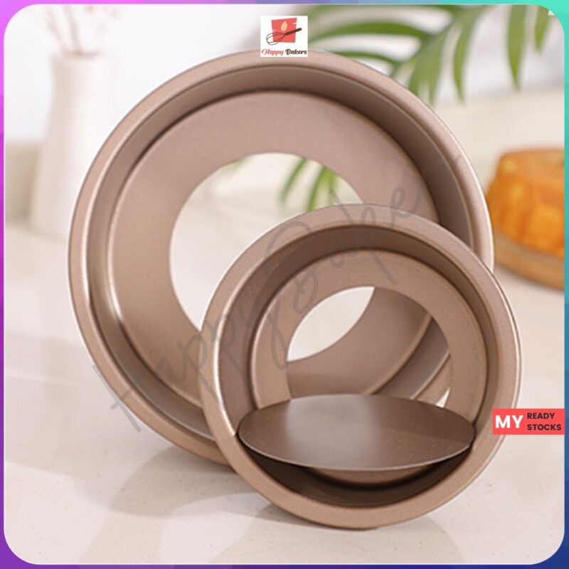 Round Baking 6 inches or 8 inches Tray Pan With Removable Base - Image 5