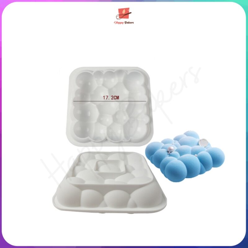 3D Cloud Shape Silicone Mousse Cake Mould - Image 4