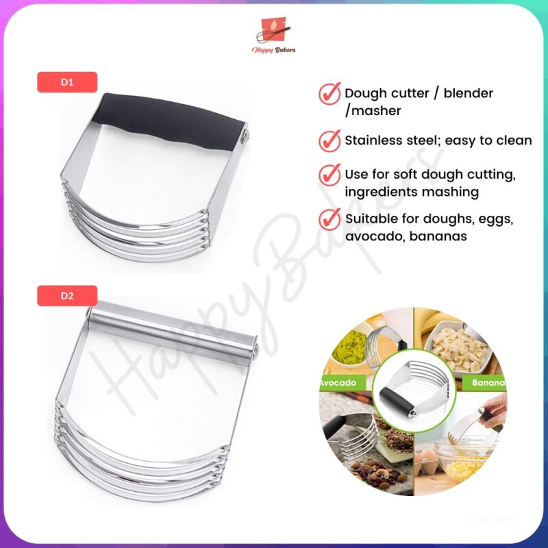 Dough Butter Presser Cutter Masher