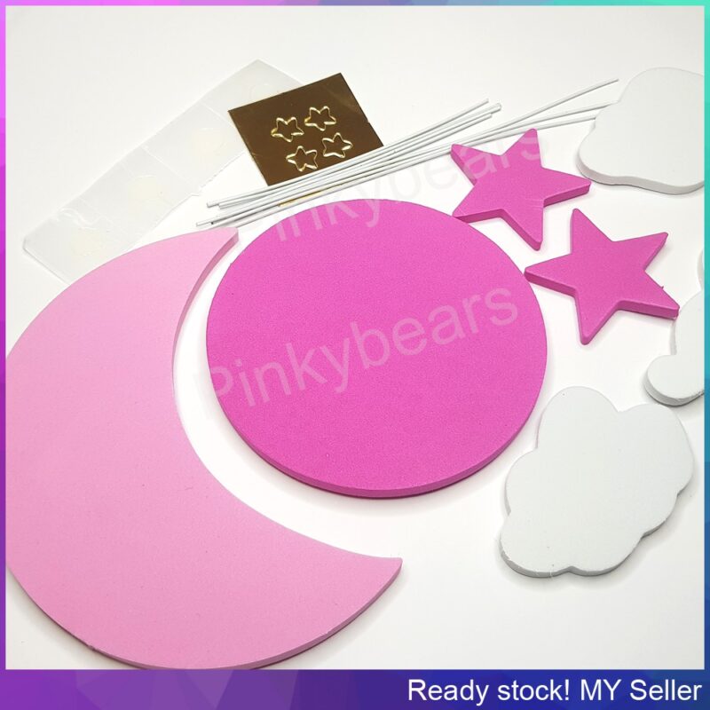 Cloudy Theme Birthday Cake Toppers - Image 3