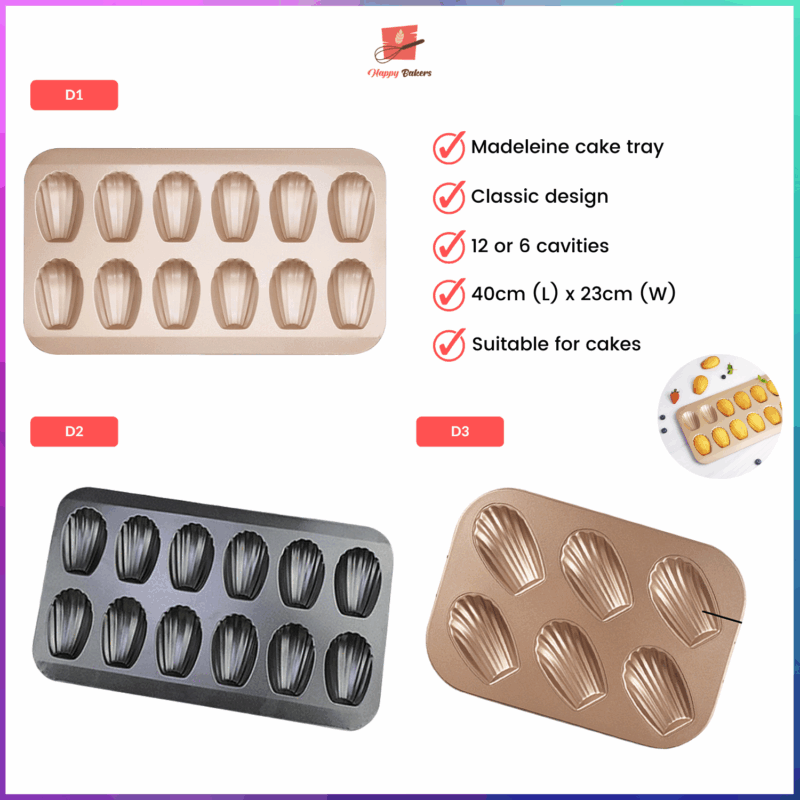 French Style Madeleine Baking Tray