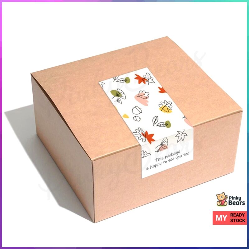 INS This Package Is Happy To See You Rectangle Labelling Stickers - Image 2