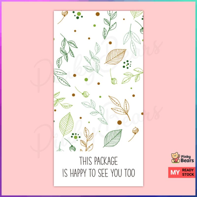 INS This Package Is Happy To See You Rectangle Labelling Stickers - Image 5