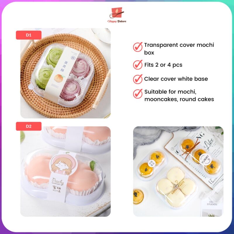 Transparent Casing for Mochi Mooncake
