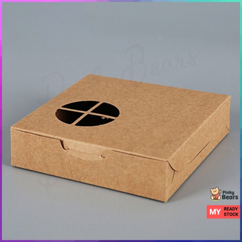 Brown Egg Tart Box